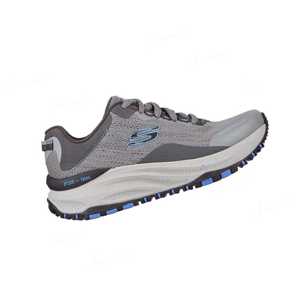 Zapatillas Skechers Relaxed Fit: D'Lux Trail Mujer Gris | 3198A_AR