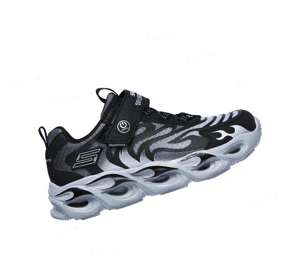 Zapatillas Skechers S Lights: Thermo-Flash Niño Negras Gris | I1A50_AR