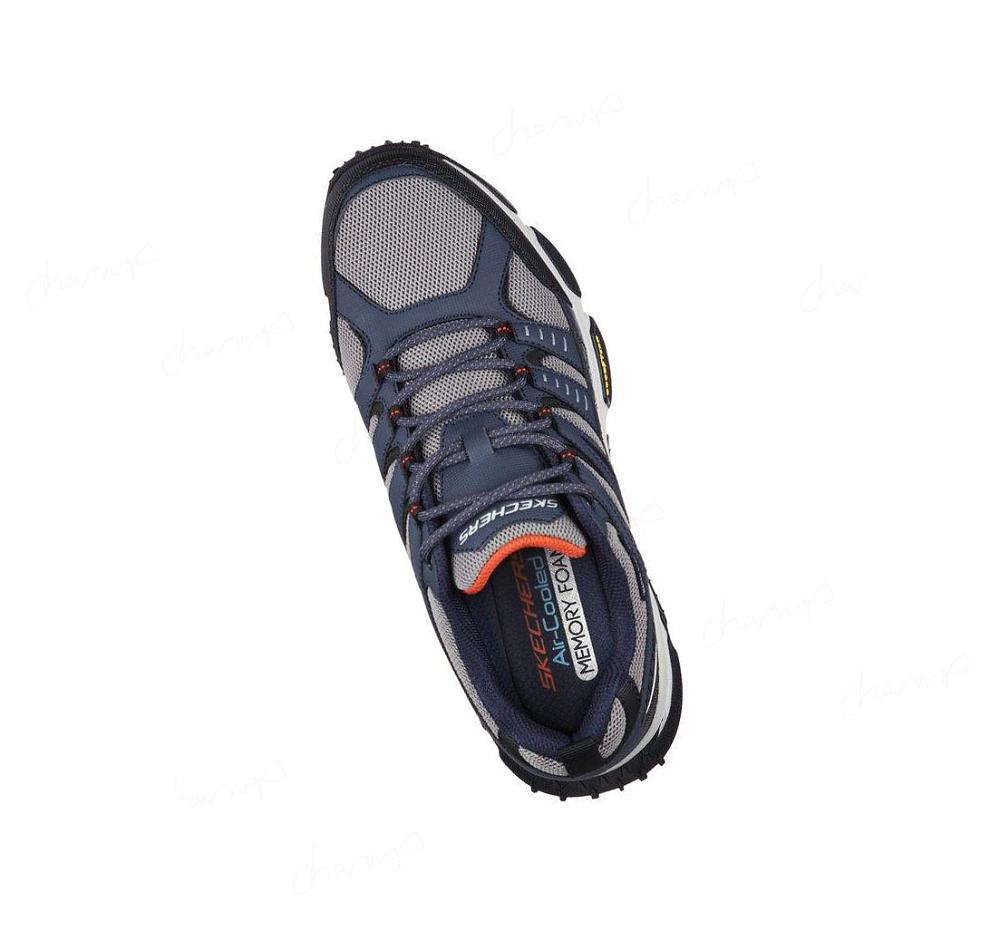 Zapatillas Skechers Skech-Air Envoy Hombre Azul Marino Gris | A189P_AR