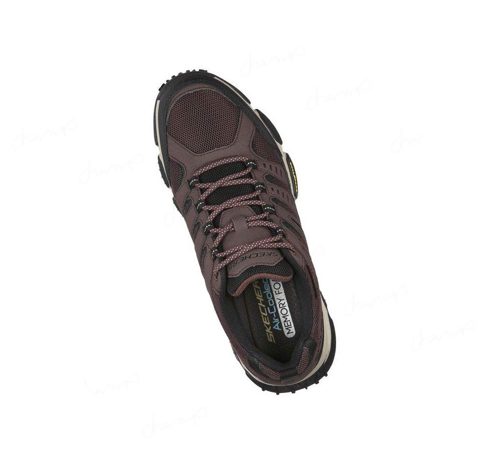 Zapatillas Skechers Skech-Air Envoy Hombre Marrones Negras | A212A_AR