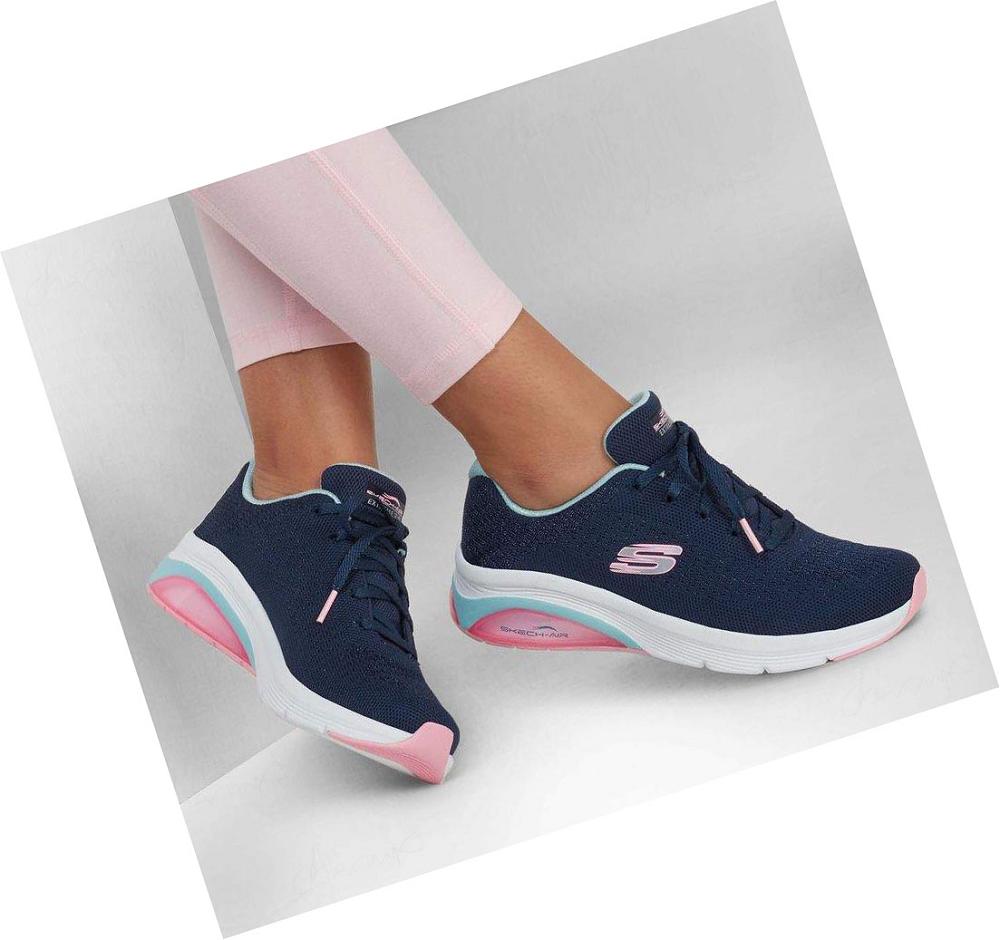 Zapatillas Skechers Skech-Air Extreme 2.0 - Classic Vibe Mujer Azul Marino Rosas | A098C_AR