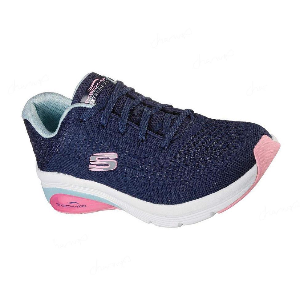 Zapatillas Skechers Skech-Air Extreme 2.0 - Classic Vibe Mujer Azul Marino Rosas | A098C_AR