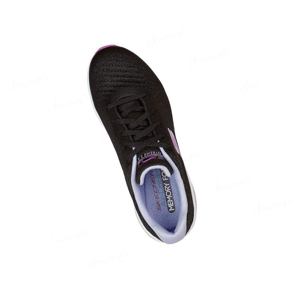 Zapatillas Skechers Skech-Air Extreme 2.0 - Classic Vibe Mujer Negras Lavanda | T019Q_AR