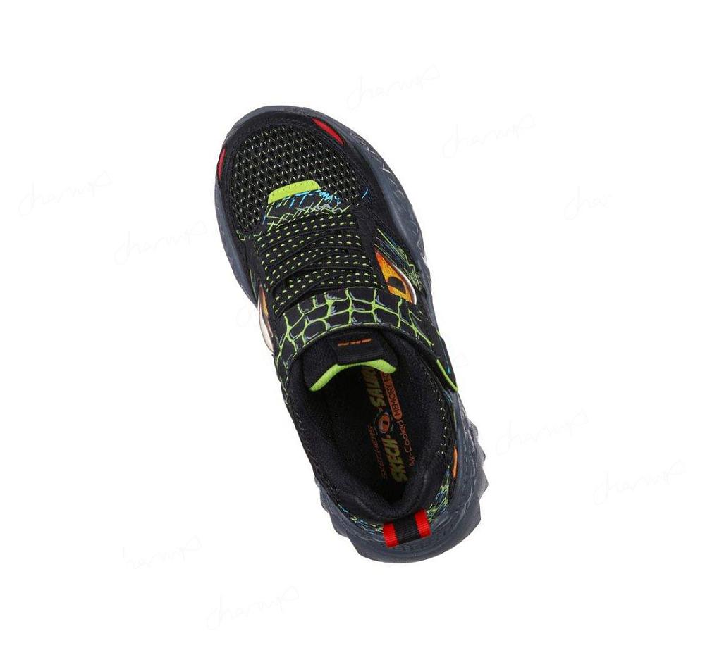 Zapatillas Skechers Skech-O-Saurus Niño Negras Verde | 806TA_AR