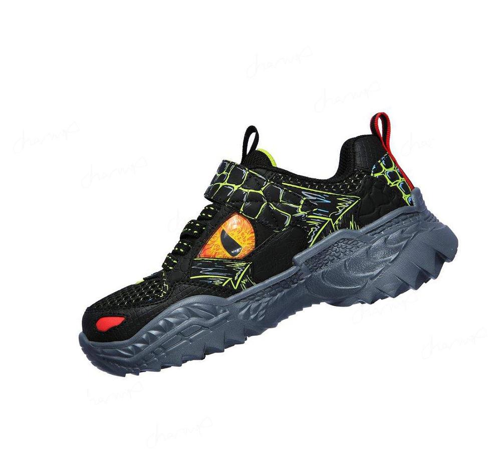 Zapatillas Skechers Skech-O-Saurus Niño Negras Verde | 806TA_AR