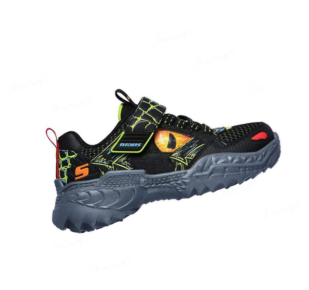 Zapatillas Skechers Skech-O-Saurus Niño Negras Verde | 806TA_AR