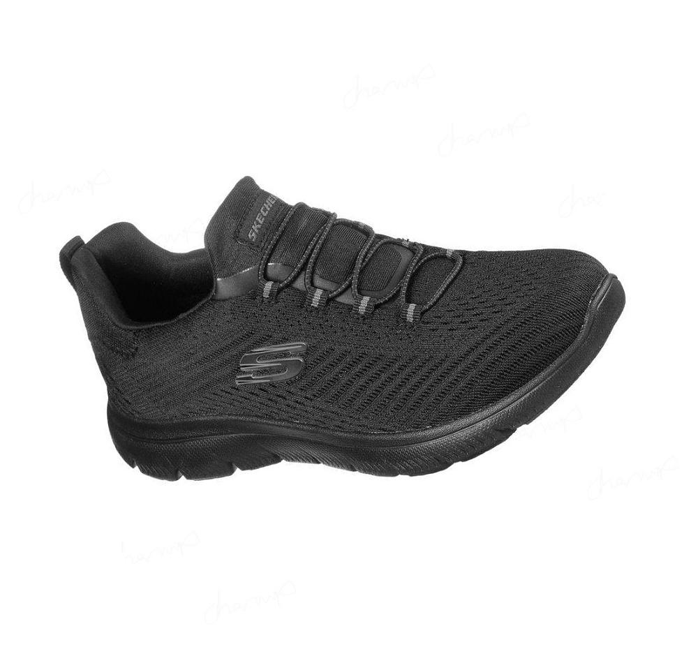 Zapatillas Skechers Summits - Fast Attraction Mujer Negras | T698K_AR