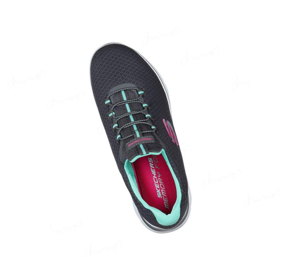 Zapatillas Skechers Summits Mujer Azul Marino | I1A90_AR