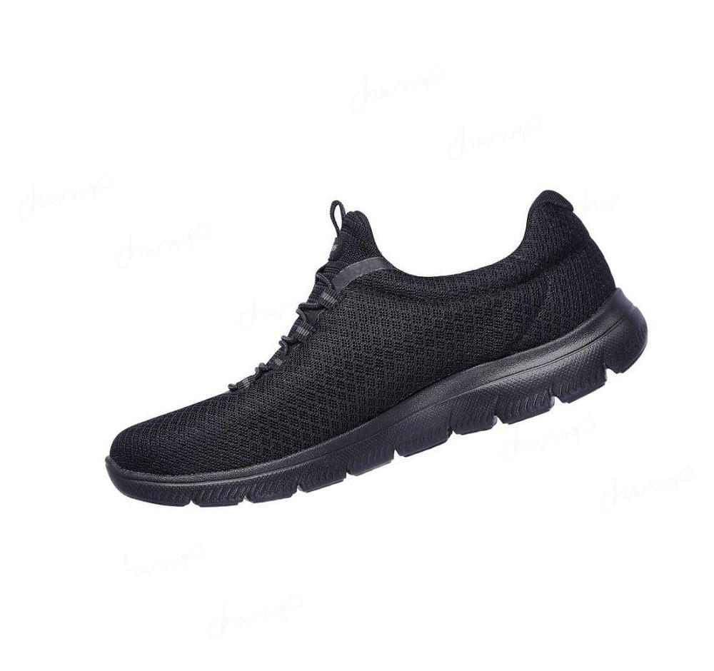 Zapatillas Skechers Summits Mujer Negras | I0A9X_AR