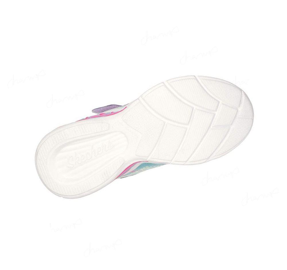 Zapatillas Skechers Sweetheart Lights - Let's Shine Niña Moradas Multicolor | T1T0R_AR