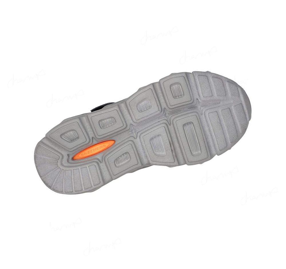 Zapatillas Skechers Tech-Grip Niño Gris Negras | T926B_AR