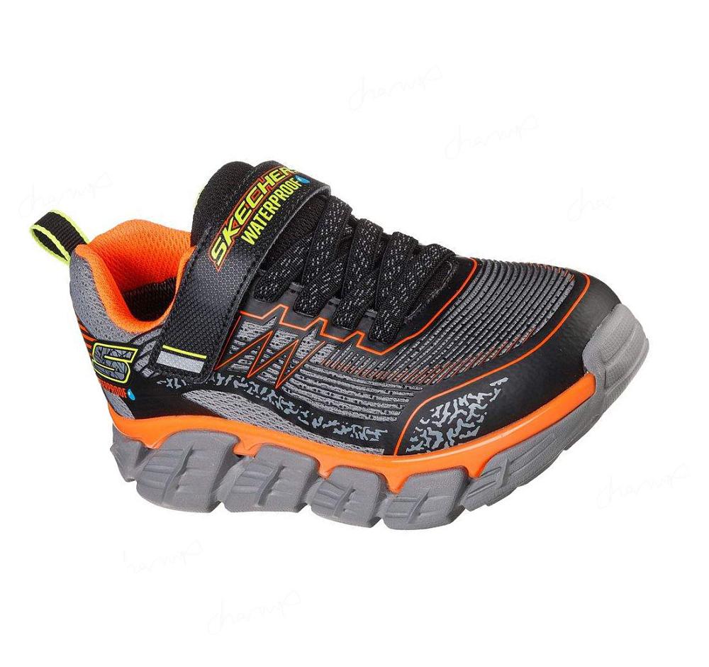 Zapatillas Skechers Tech-Grip Niño Gris Negras | T926B_AR