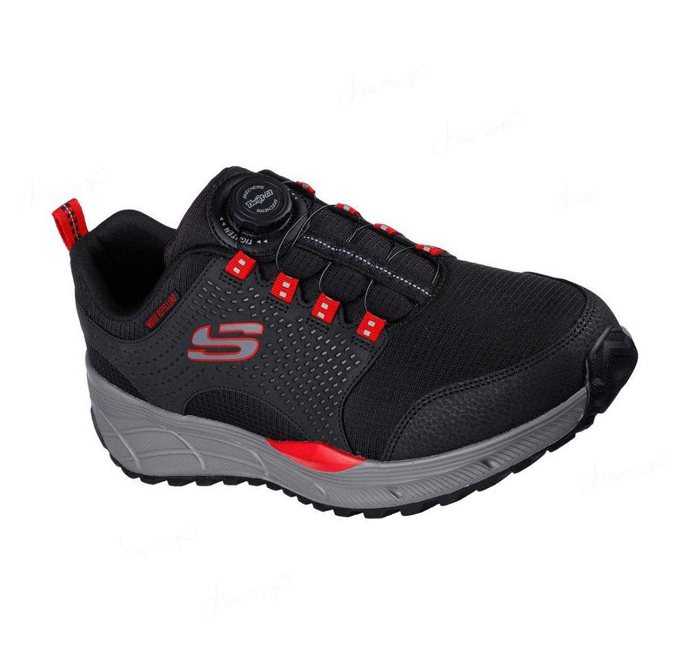 Zapatillas Skechers Twist Fit: Equalizer 4.0 - Ibeck Hombre Negras Rojas | 5112C_AR