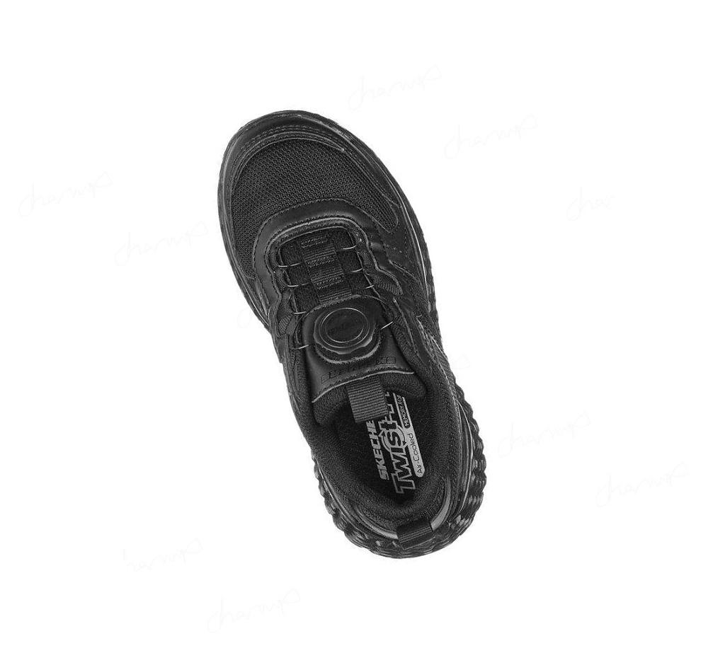 Zapatillas Skechers Twist Fit: Monster - Lexlo Niño Negras | T930A_AR