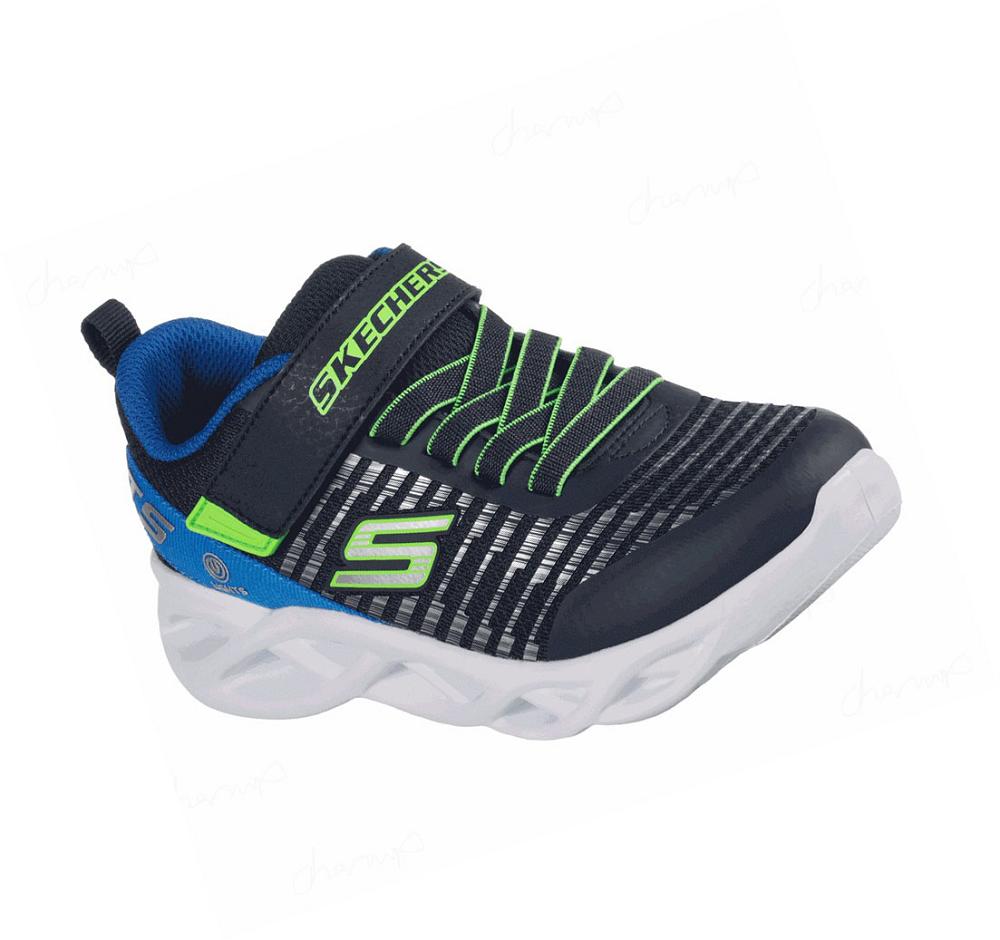 Zapatillas Skechers Twisty Brights - Novlo Niño Azul Marino Azules | I195Q_AR