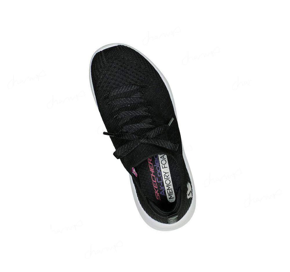 Zapatillas Skechers Ultra Flex 2.0 - Classic Niña Negras Blancas | 69A5P_AR