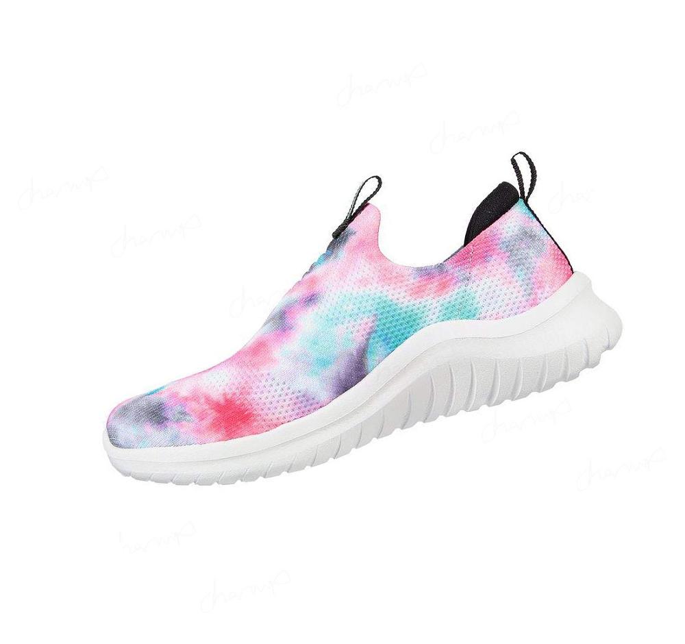 Zapatillas Skechers Ultra Flex 2.0 - Cloudy Cool Niña Negras Multicolor | 6TA53_AR