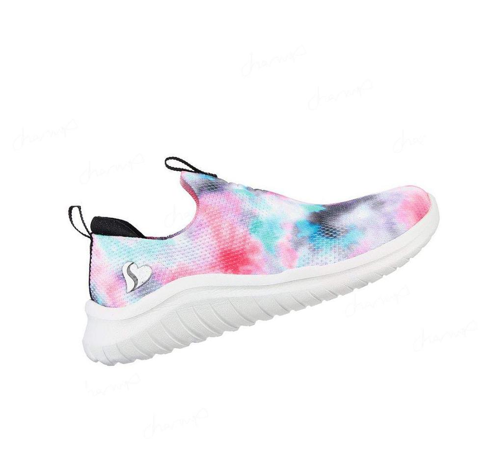 Zapatillas Skechers Ultra Flex 2.0 - Cloudy Cool Niña Negras Multicolor | 6TA53_AR