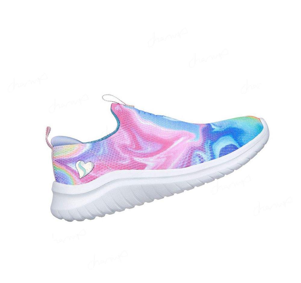 Zapatillas Skechers Ultra Flex 2.0 - Swirlology Niña Lavanda Multicolor | 68A5A_AR