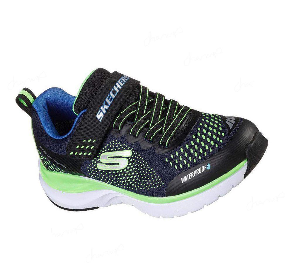 Zapatillas Skechers Ultra Groove - Aquasonik Niño Azul Marino Negras | I5A53_AR