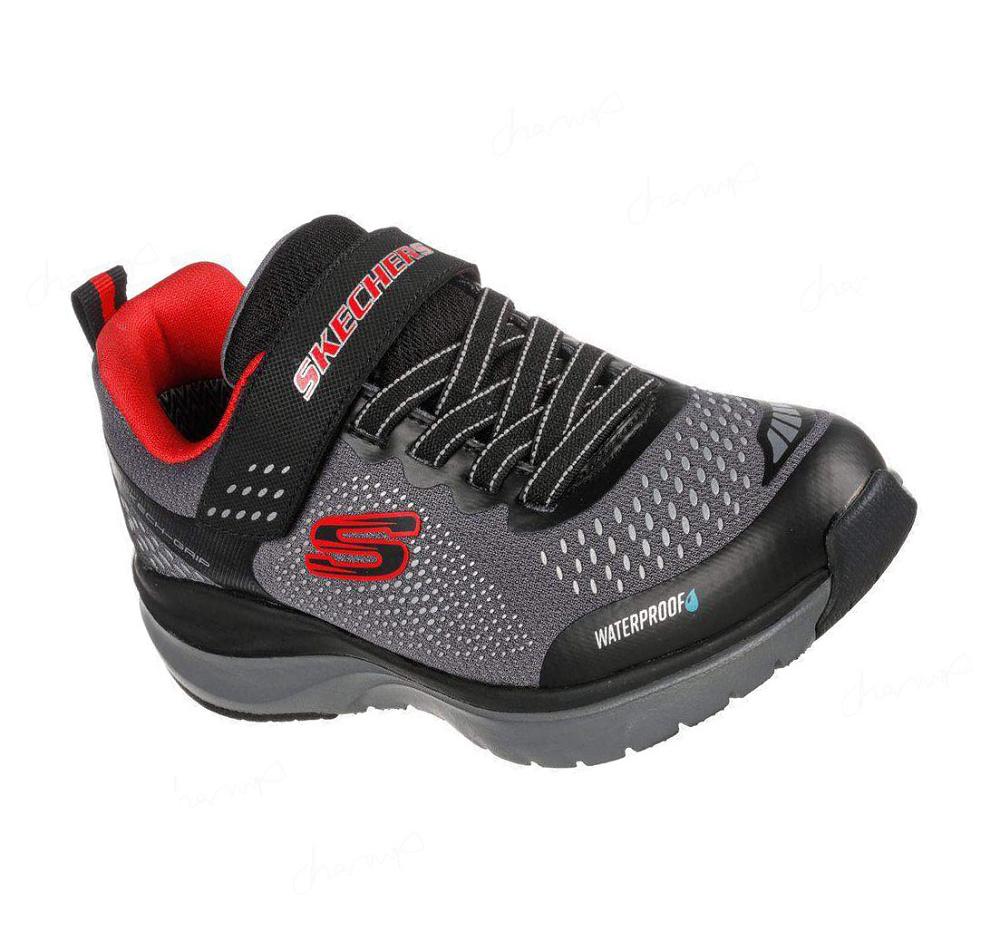 Zapatillas Skechers Ultra Groove - Aquasonik Niño Gris Negras | I5T0S_AR