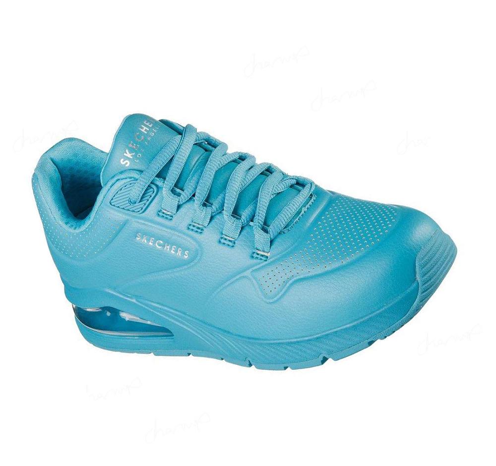 Zapatillas Skechers Uno 2 - Air Around You Mujer Turquesa Claro | I9TAA_AR