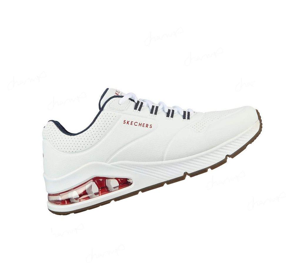 Zapatillas Skechers Uno 2 Hombre Blancas Azul Marino | 5312L_AR