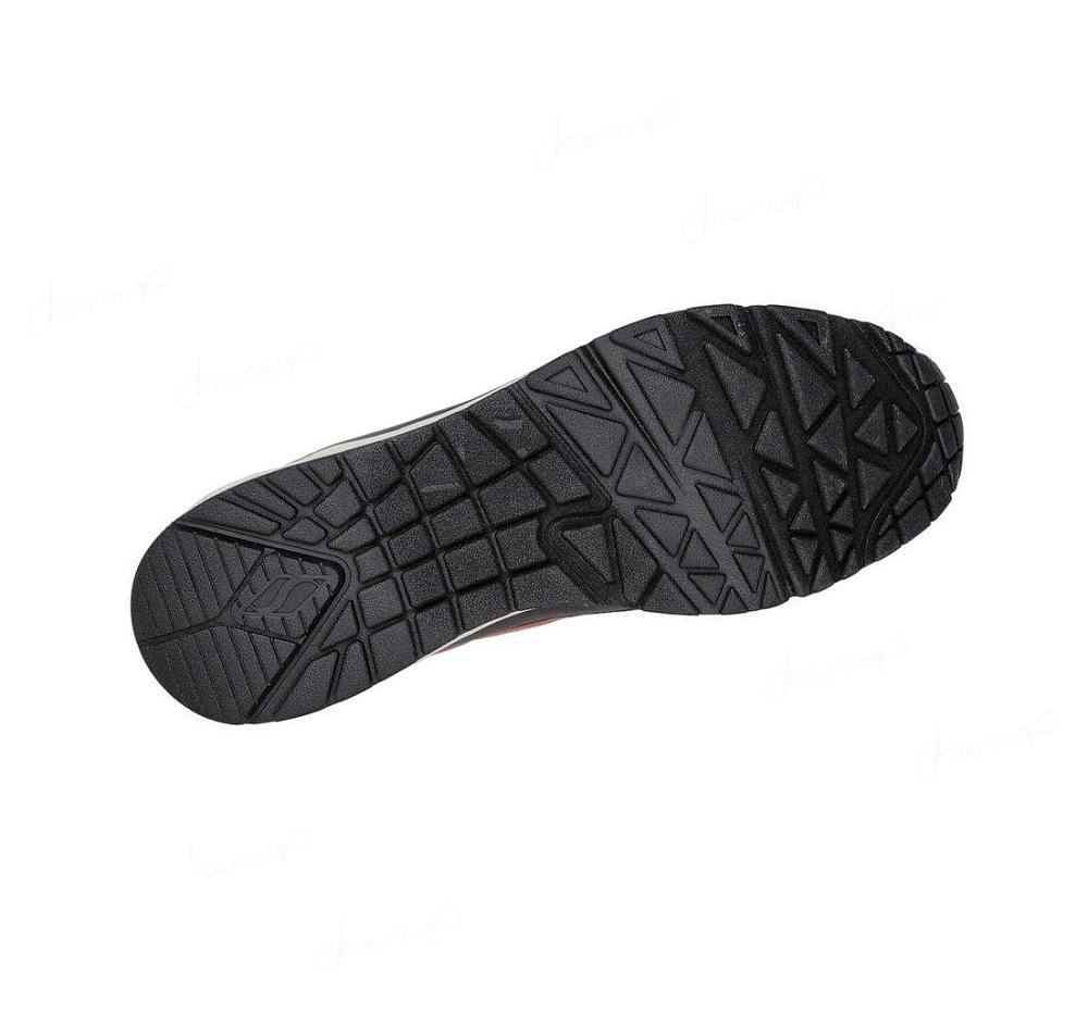 Zapatillas Skechers Uno - Anomaly Hombre Negras Rojas | A1005_AR