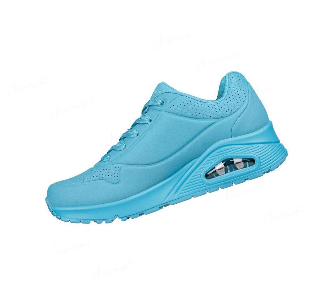 Zapatillas Skechers Uno - Bright Air Mujer Turquesa Claro | I5A9B_AR