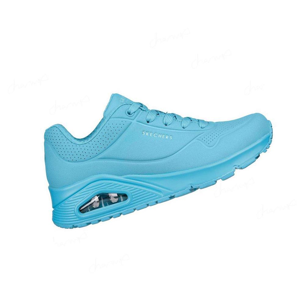 Zapatillas Skechers Uno - Bright Air Mujer Turquesa Claro | I5A9B_AR