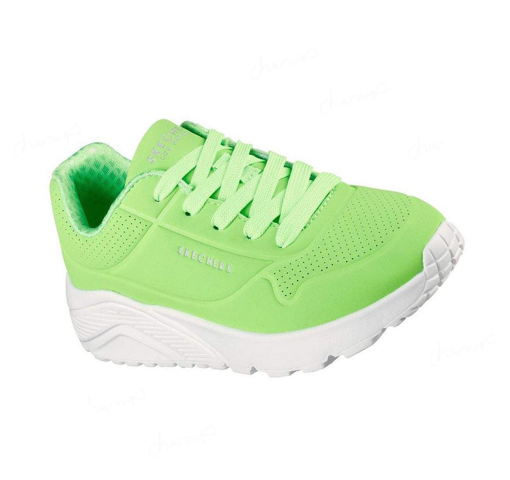 Zapatillas Skechers Uno Lite - In My Zone Niña Verde | 6195A_AR