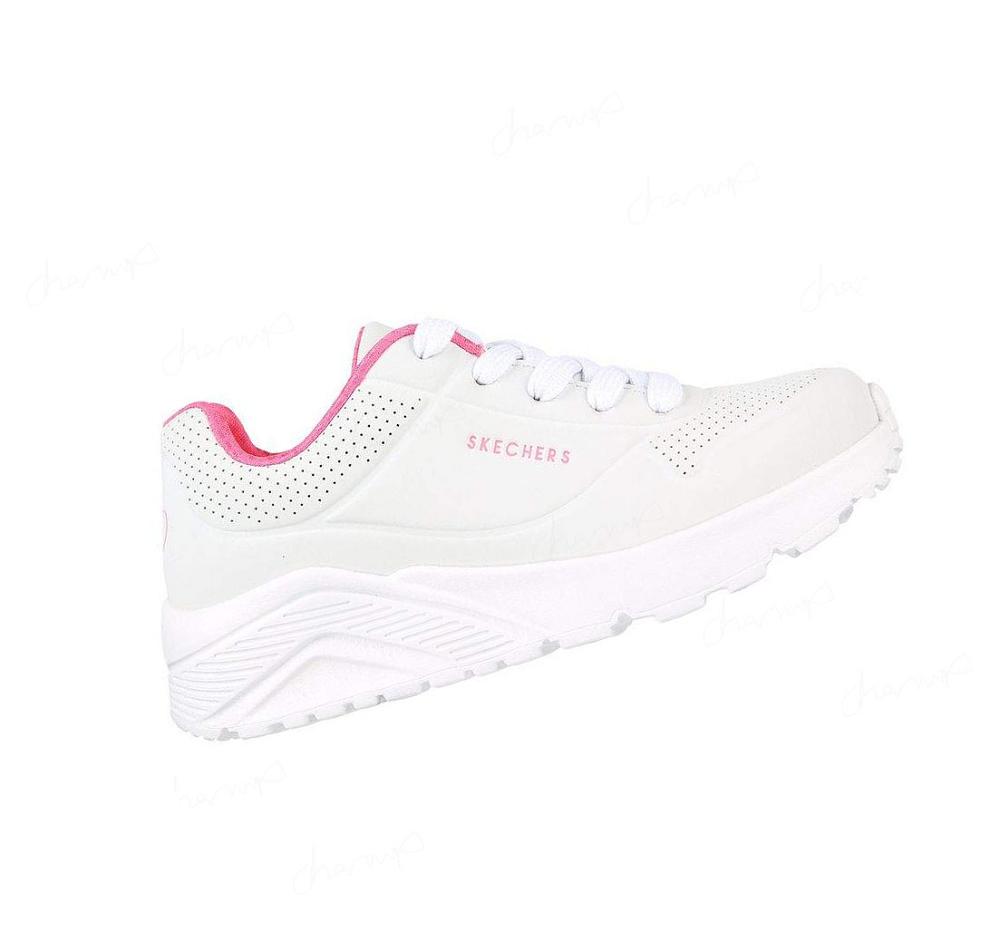 Zapatillas Skechers Uno Lite - In My Zone Niña Blancas Rosas | 61T0L_AR