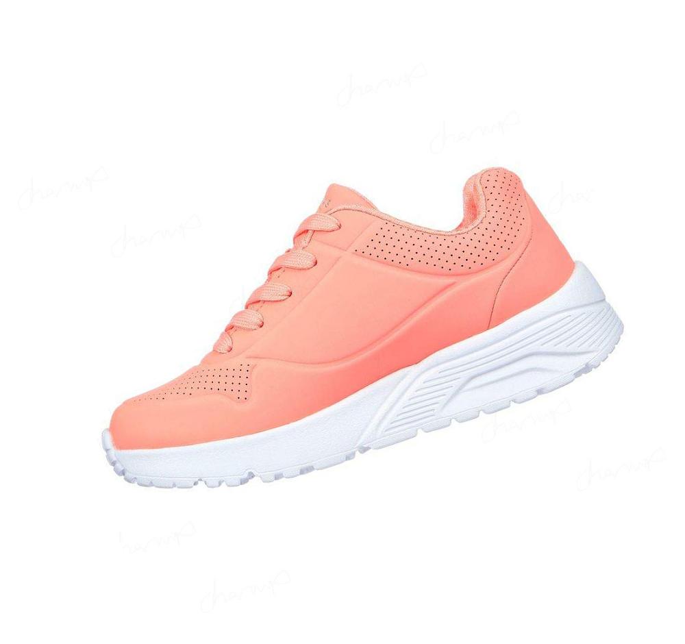 Zapatillas Skechers Uno Lite - In My Zone Niña Naranjas | 62A50_AR