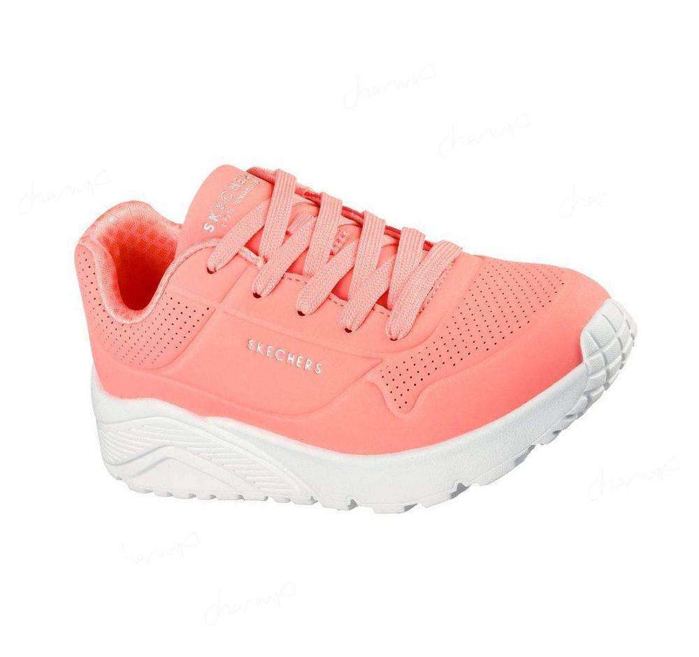 Zapatillas Skechers Uno Lite - In My Zone Niña Naranjas | 62A50_AR