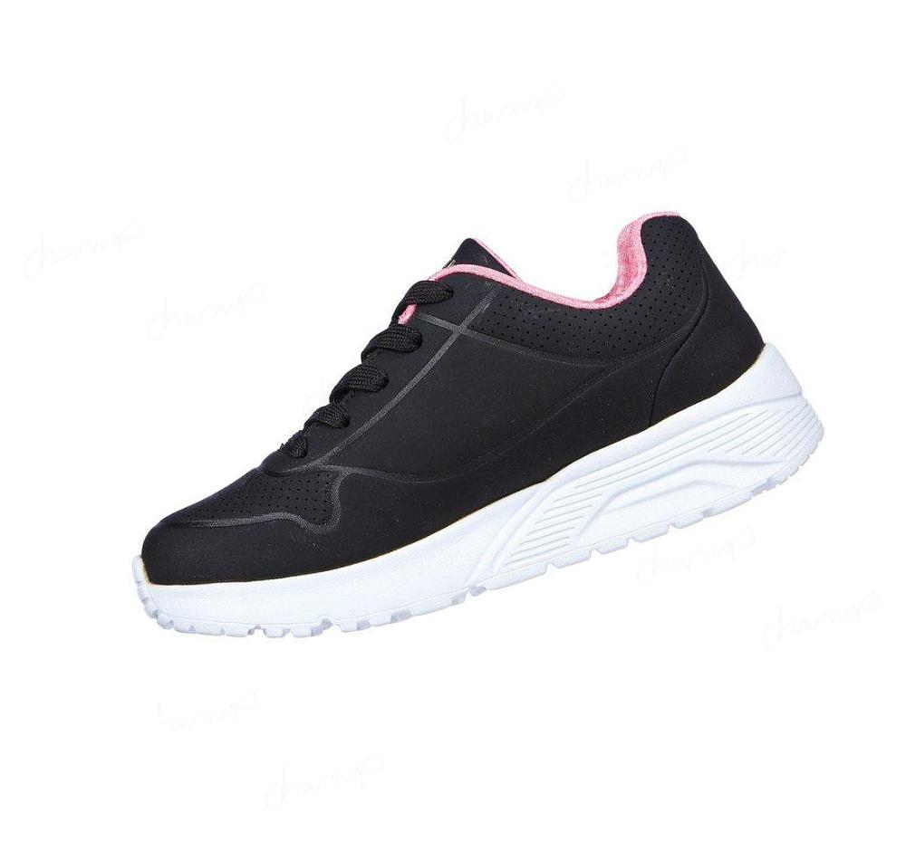 Zapatillas Skechers Uno Lite - In My Zone Niña Negras | 62T0W_AR