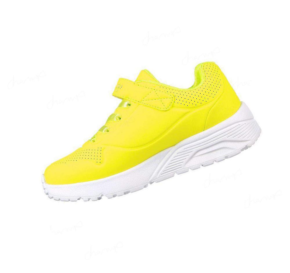 Zapatillas Skechers Uno Lite Niña Amarillo | 60953_AR