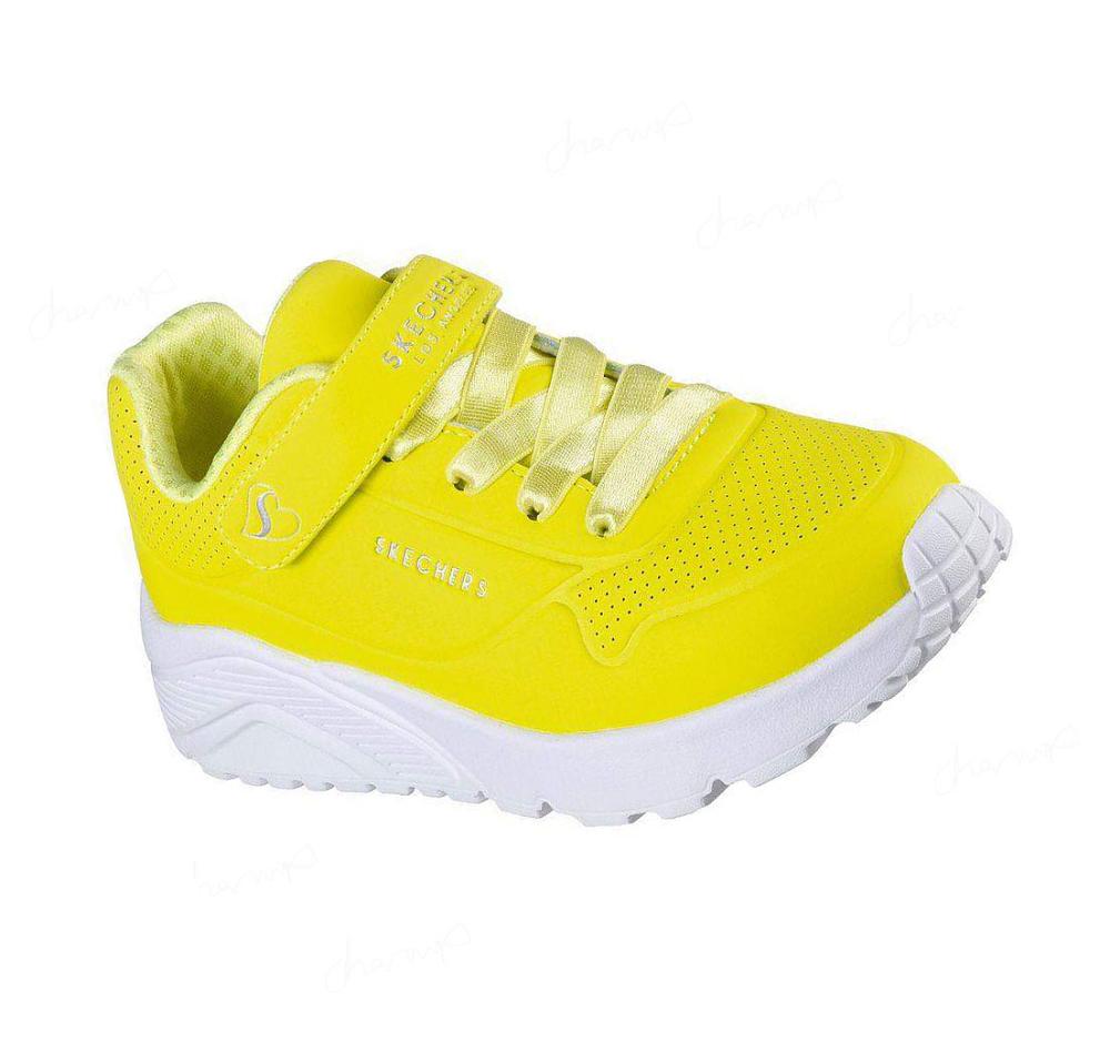 Zapatillas Skechers Uno Lite Niña Amarillo | 60953_AR