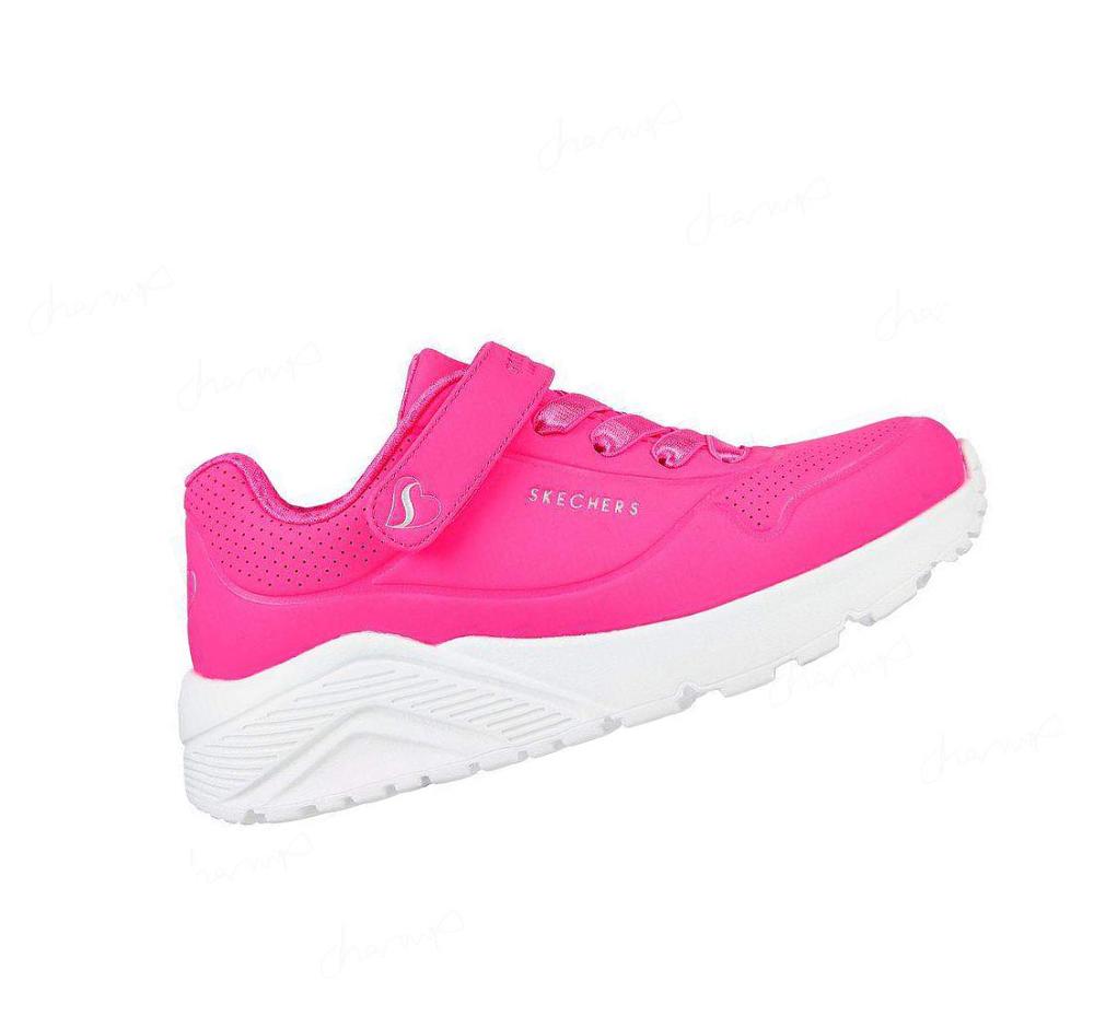 Zapatillas Skechers Uno Lite Niña Rosas | 6120S_AR