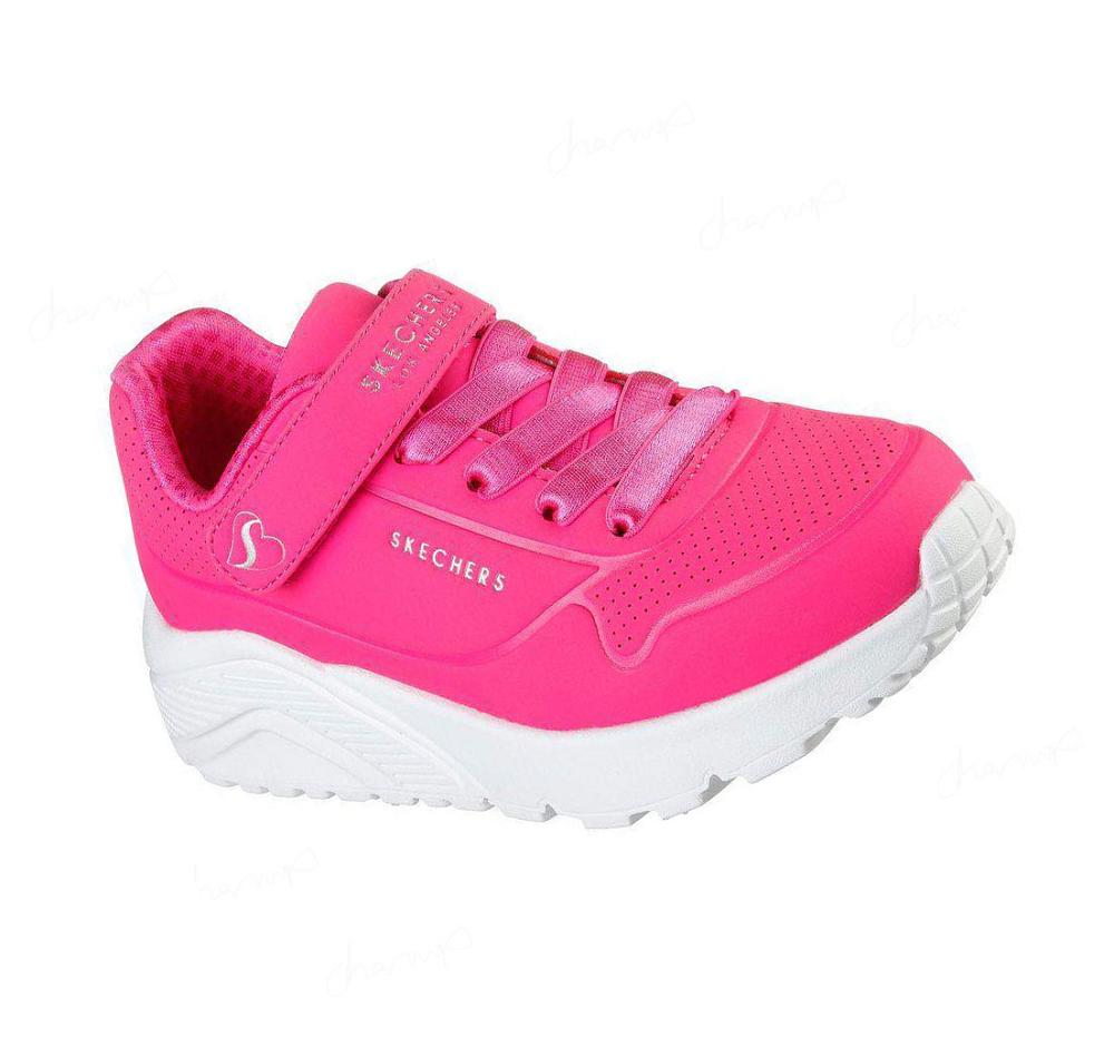 Zapatillas Skechers Uno Lite Niña Rosas | 6120S_AR