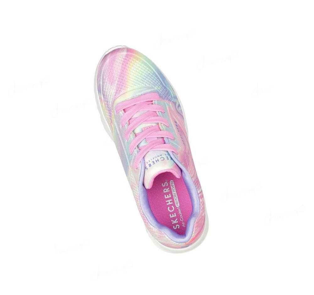 Zapatillas Skechers Uno Lite - Swirlified Niña Rosas Multicolor | 60A58_AR