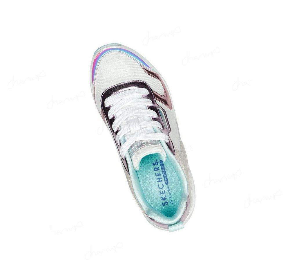 Zapatillas Skechers Uno - Metallic Remix Niña Blancas Multicolor | 6320K_AR