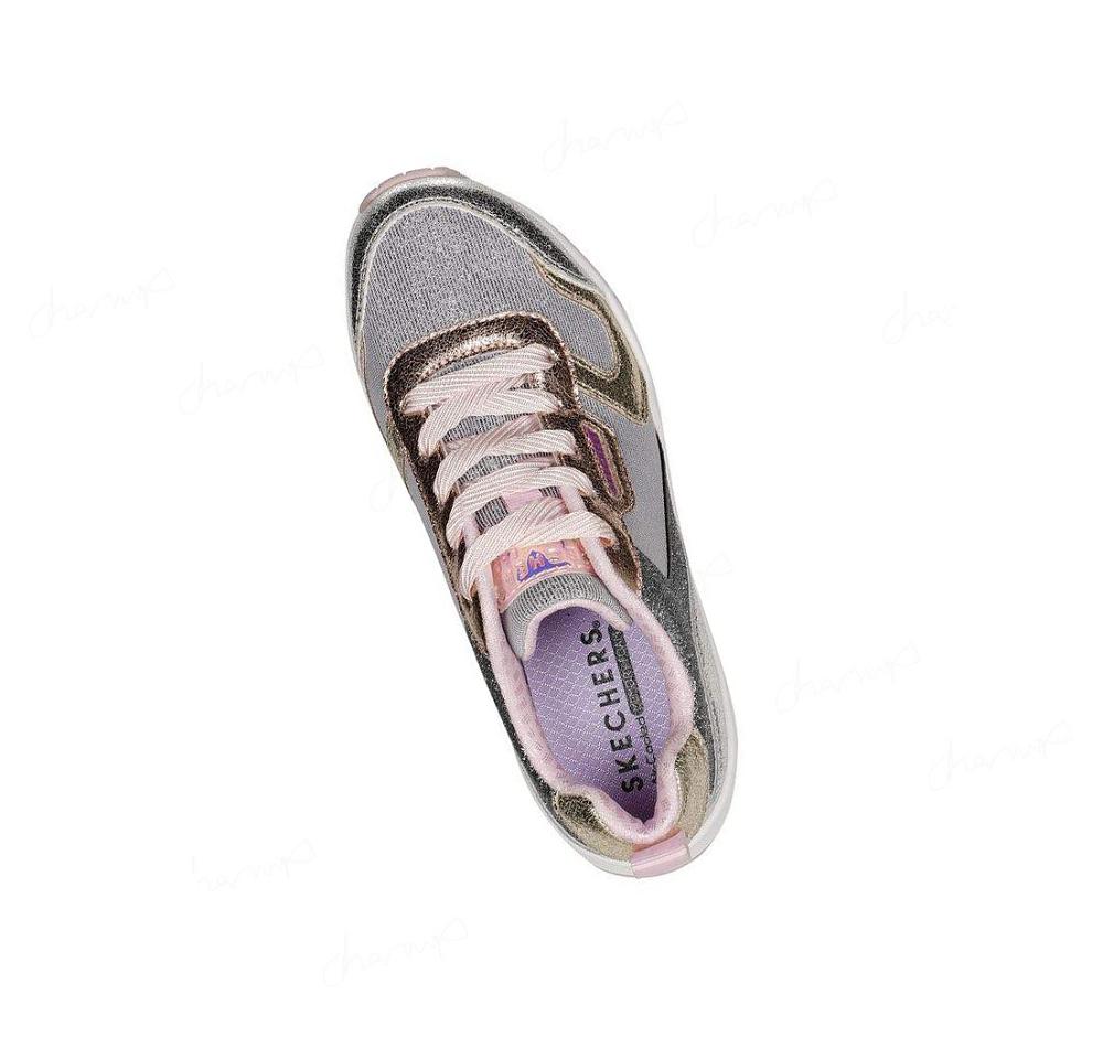 Zapatillas Skechers Uno - Metallic Remix Niña Doradas | 63A50_AR