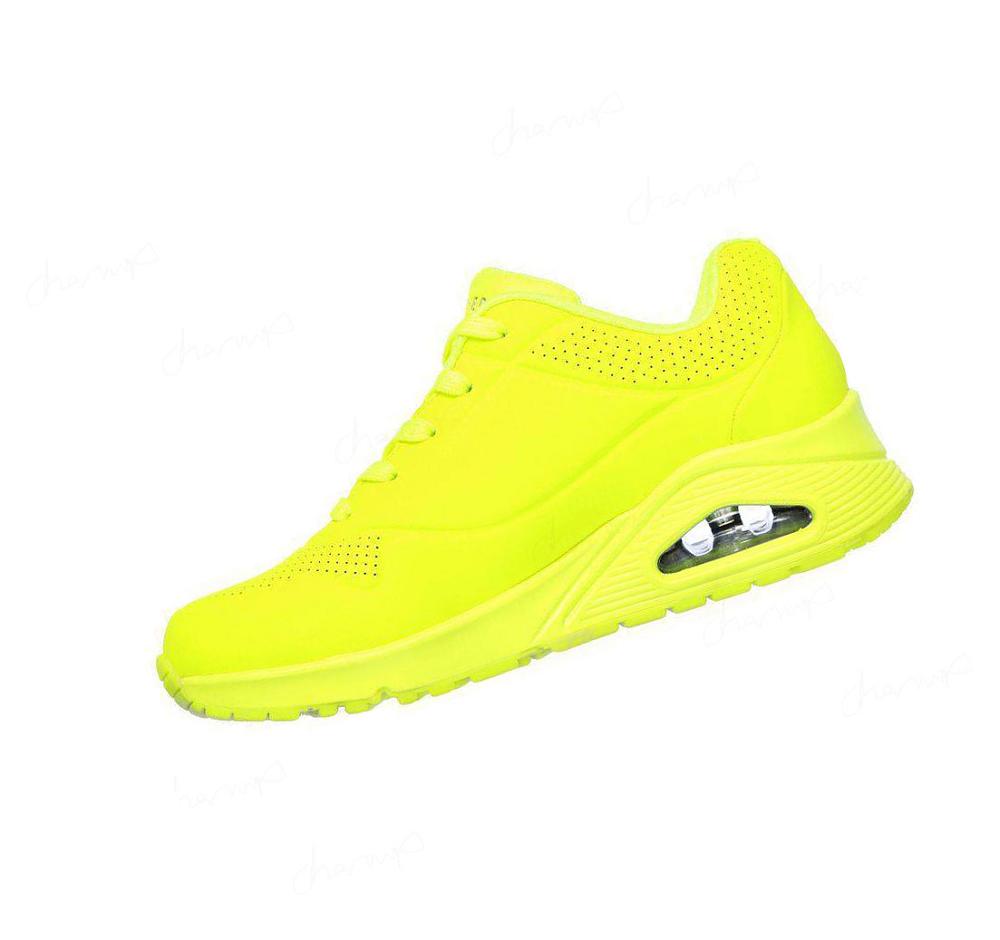 Zapatillas Skechers Uno - Night Shades Mujer Amarillo | IT990_AR