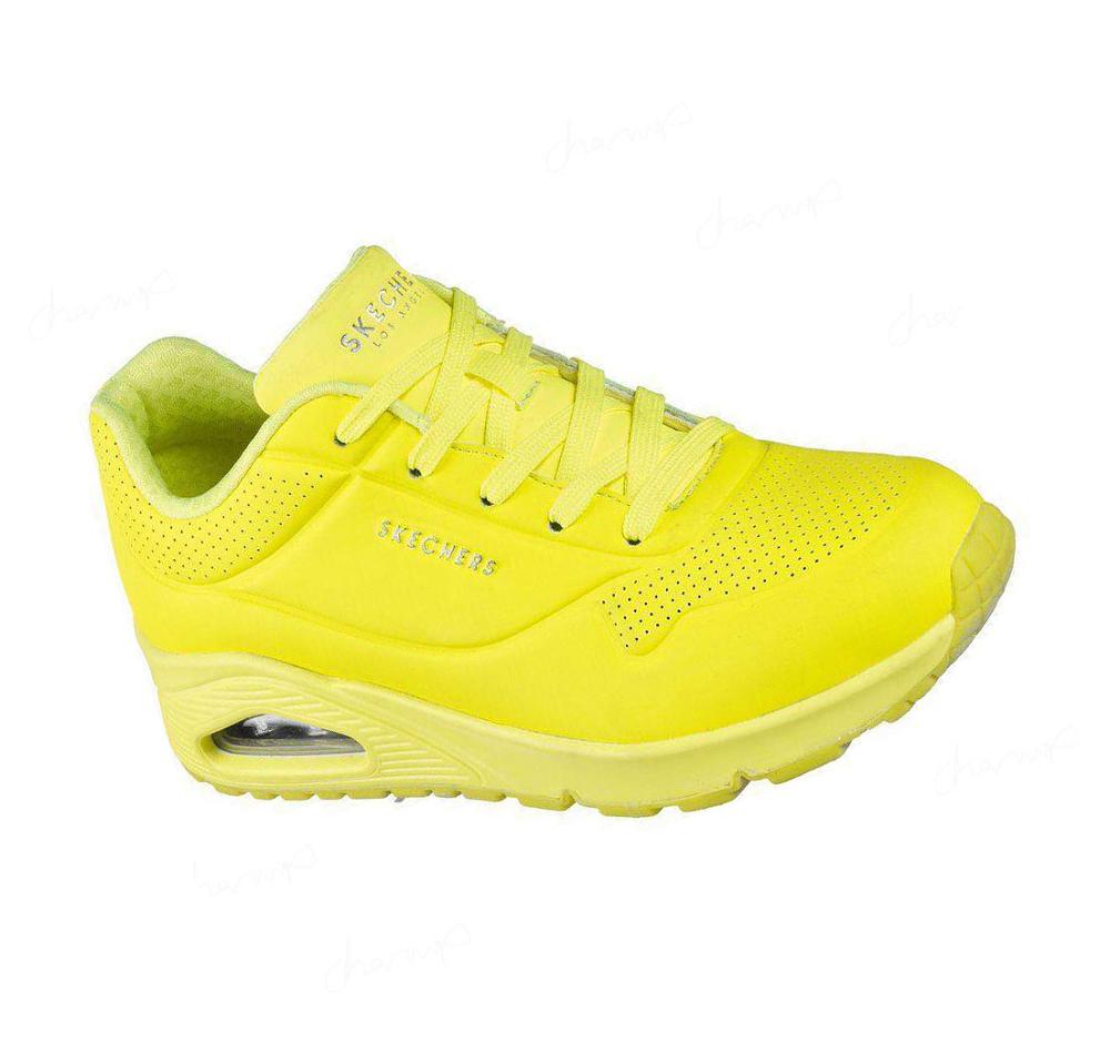 Zapatillas Skechers Uno - Night Shades Mujer Amarillo | IT990_AR