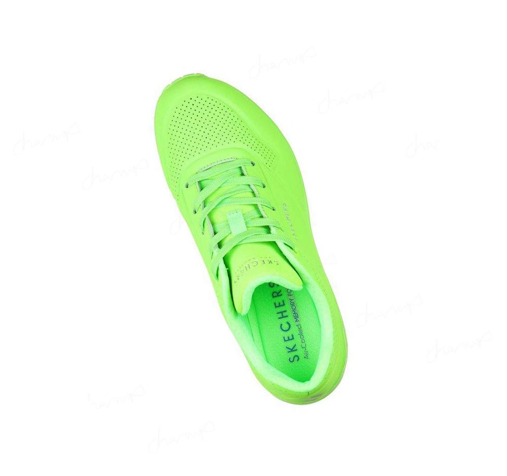 Zapatillas Skechers Uno - Night Shades Mujer Verde Claro | ITA9A_AR