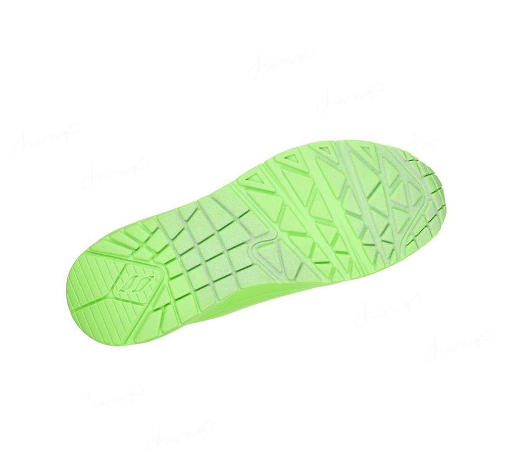 Zapatillas Skechers Uno - Night Shades Mujer Verde Claro | ITA9A_AR