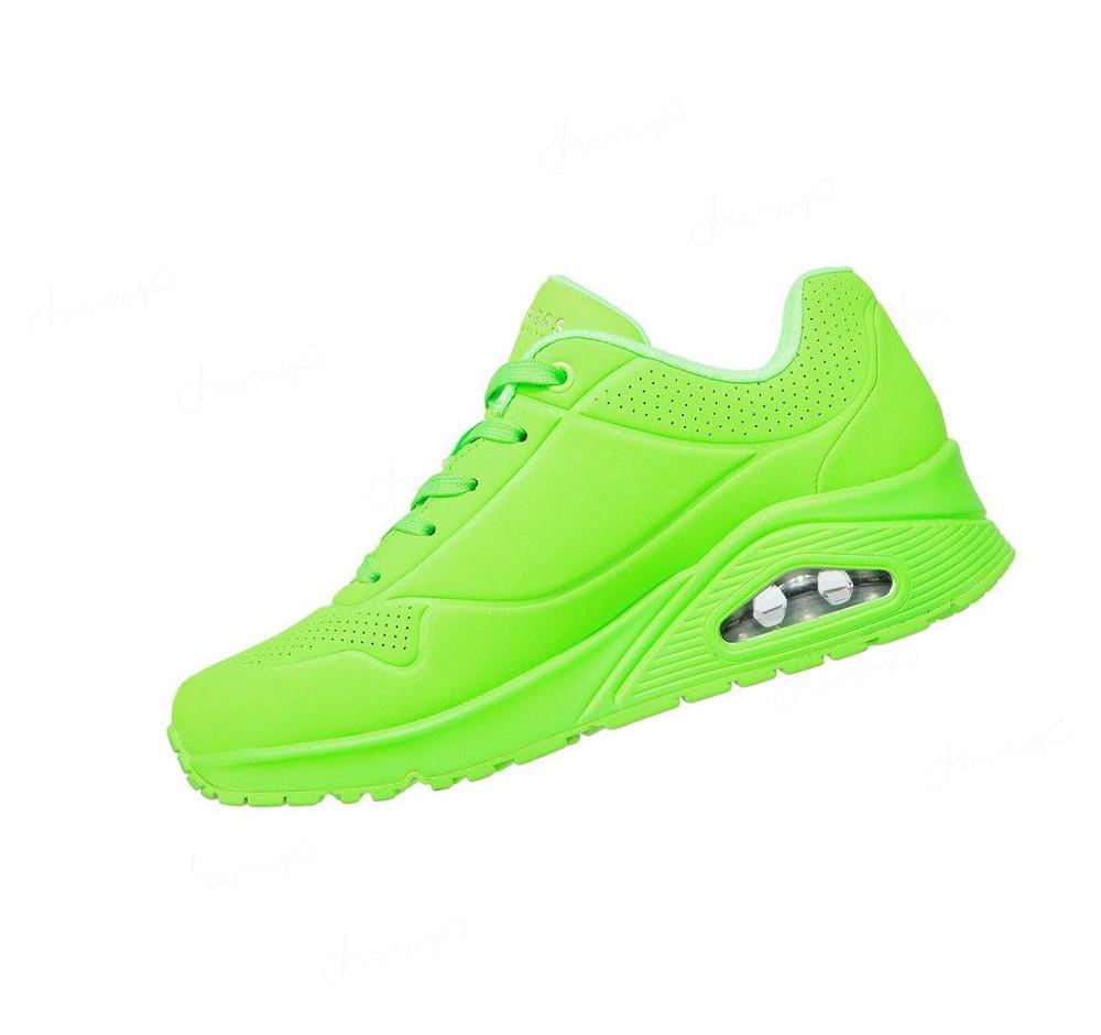 Zapatillas Skechers Uno - Night Shades Mujer Verde Claro | ITA9A_AR