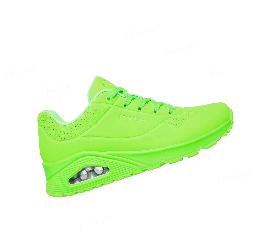 Zapatillas Skechers Uno - Night Shades Mujer Verde Claro | ITA9A_AR