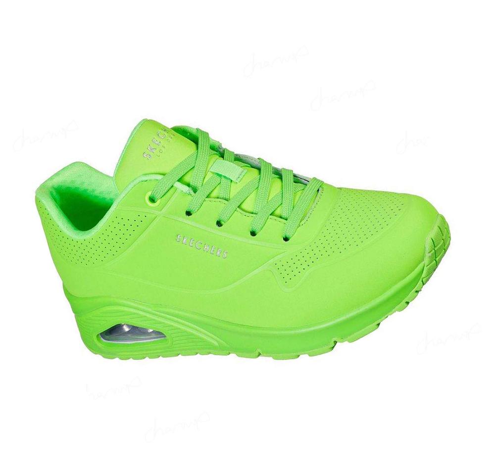 Zapatillas Skechers Uno - Night Shades Mujer Verde Claro | ITA9A_AR