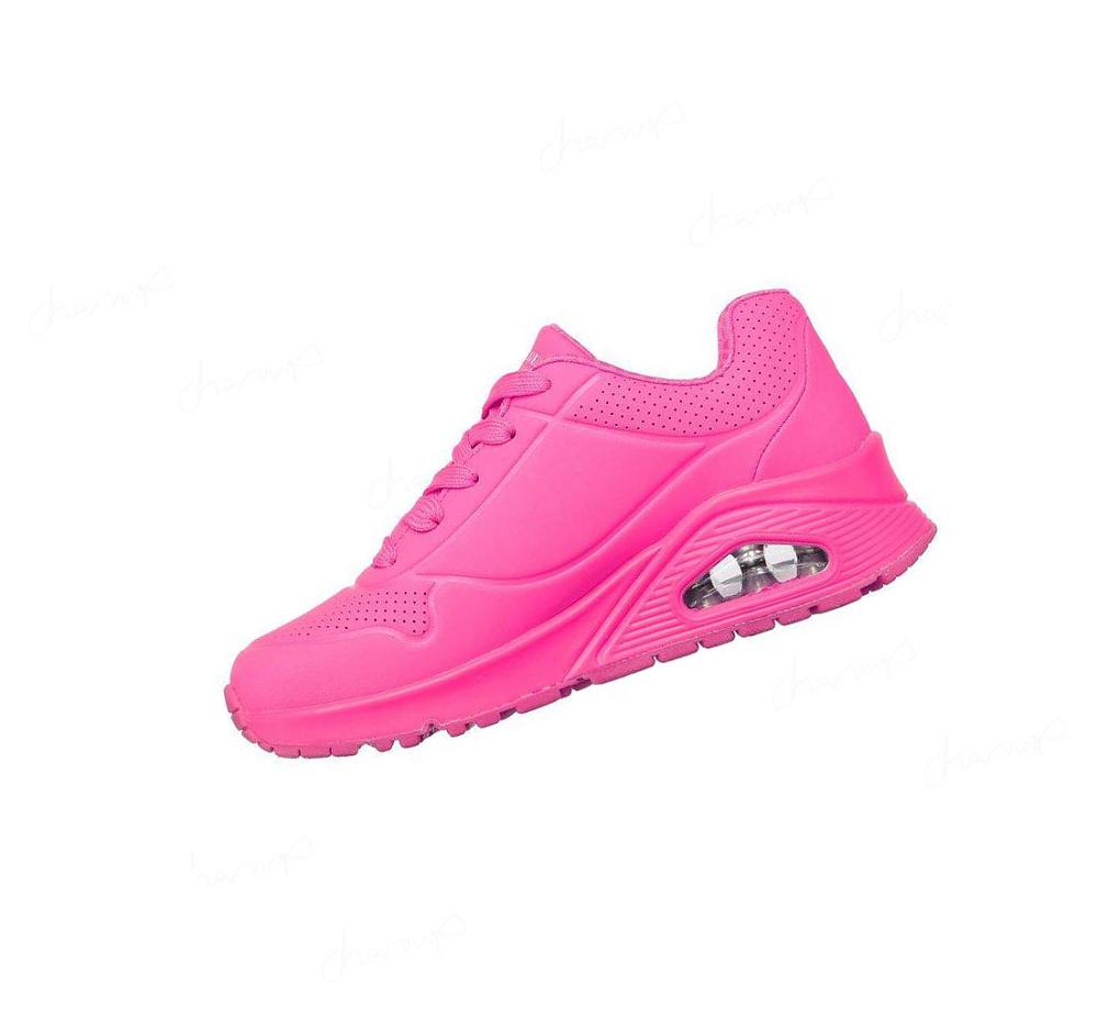 Zapatillas Skechers Uno - Night Shades Niña Rosas | 65A5E_AR